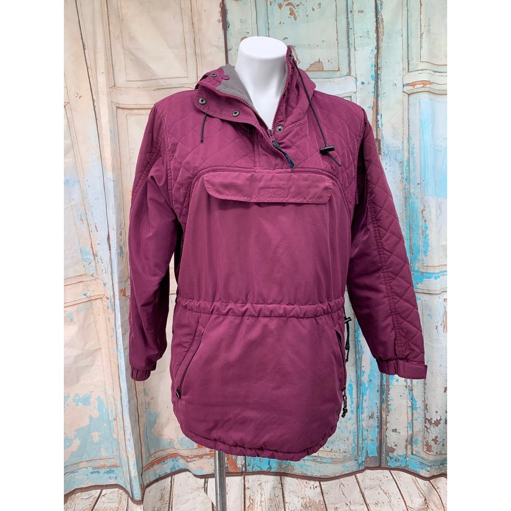 LL Bean Pullover Hooded Jacket Size Small